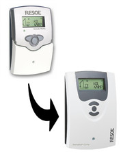 Ersatzsteuerung für Resol DeltaSol BS plus inkl. 3 PT1000 Fühlern