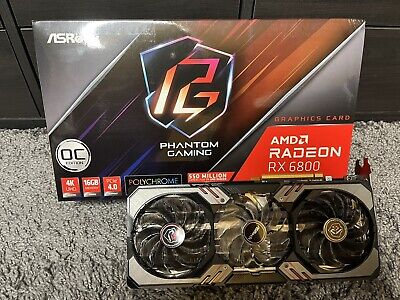 ASRock RX 6800 XT Phantom Gaming D Graphics Card with 16GB GDDR6,  4710483933196