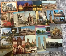 Lot Of 20: VTG 1980's USSR Soviet Russian Postcards  unused new Post Cards