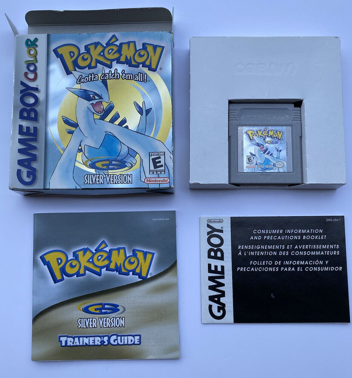 Nintendo, Game Pokemon Silver Japanese Game Boy Color GBC Complete in Box  CIB Nintendo Lugia Gameboy Color - Video game - In original box - Catawiki