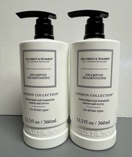 2 PACK Gilchrist & Soames London Collection SHAMPOO 12.2oz 360ml Pump Bracket