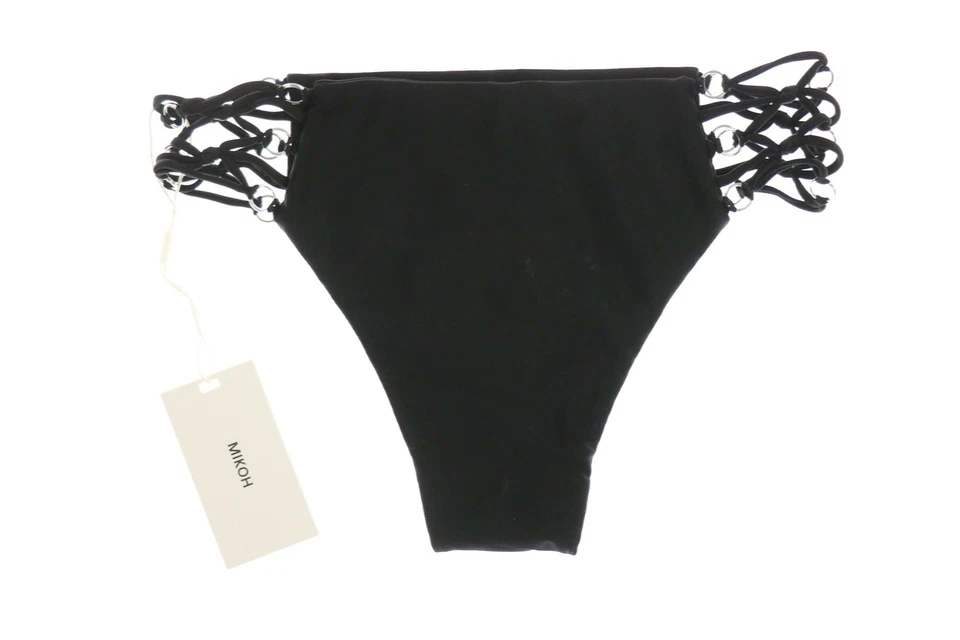 Traje de baño negro con parte inferior de bikini Mikoh 267838 para mujer talla L Foto 2 de 2
