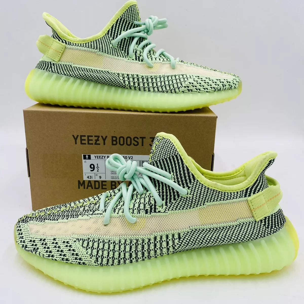 Adidas Yeezy Boost 350 V2 Yeezreel NR Size 9.5 Brand New 100