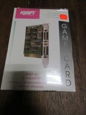 Vintage 1989 Kraft PC Game Card ISA Slot with Box and Manual