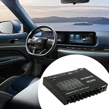 Car Audio Equalizer Reduces Noise Subwoofer GAIN Control