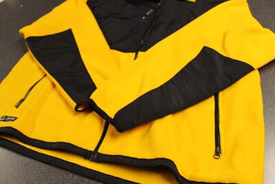 Game Sportswear Jackett Size XL Yellow Black Style 529 Zip Pockets