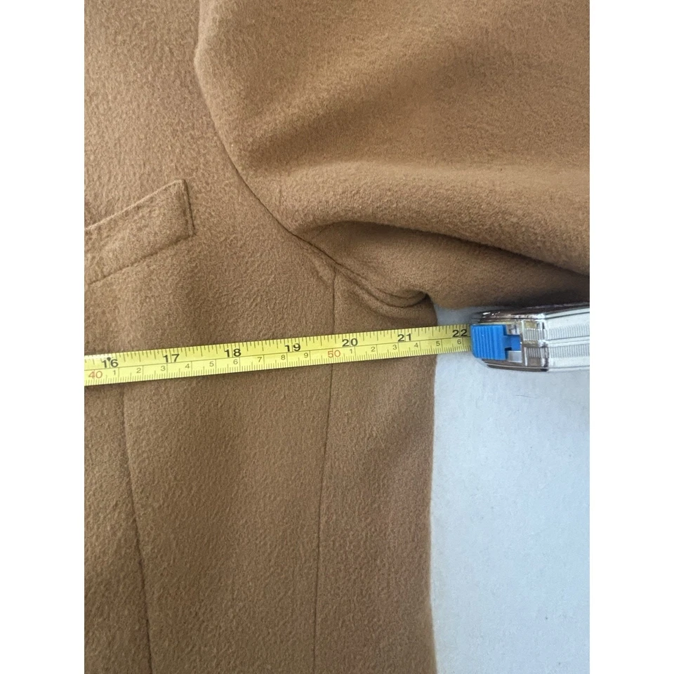 Blazer vintage Christian Dior de Hart Schaffner & Marx 100 % cachemir camel 42L Foto 4 de 4