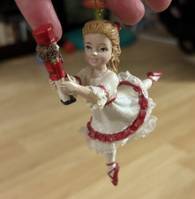 NWT Kurt Adler 4.5-Inch Resin Clara Nutcracker Suite Ornament