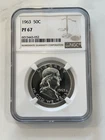 1963 NGC PF-67 Benjamin Franklin Half Dollar