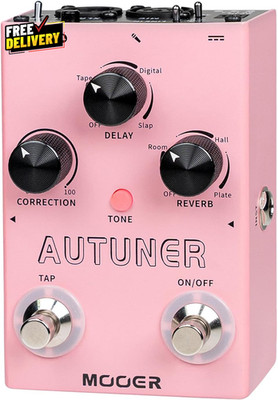 Autuner Vocal Effects Processor Pitch Correction Reverb Delay Pedal MVP1 Mic 