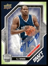 B.J. Raymond 2009-10 Upper Deck Draft Edition Auto Green #22 #/249 - Xavier