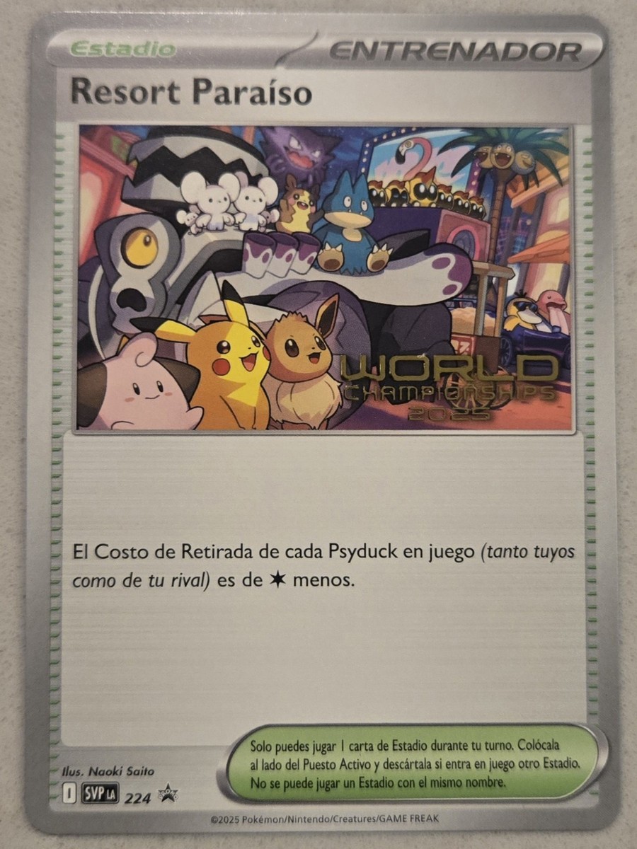 Pokemon Worlds 2025 Latin American Spanish Paradise Resort