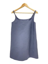 PRADA Cami Dress 40 Wool BLK Plain DNA942 S221 1XMY Used