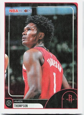 Amen Thompson - 2025-26 Topps NBA Hoops Base Houston Rockets NBA