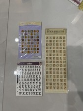 New Alphabet Stickers For Scrapbooking Variety