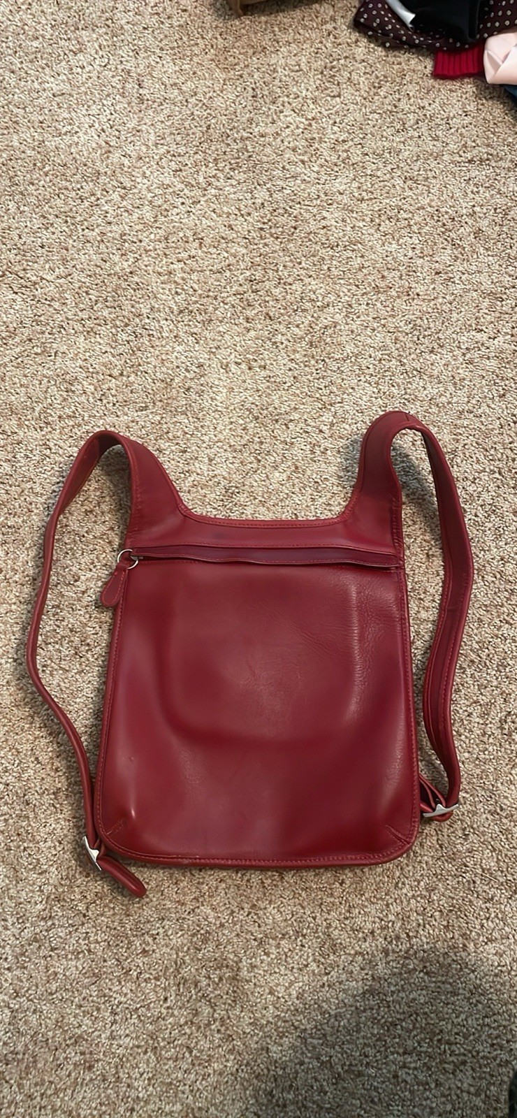 Red Vintage Coach Backpack