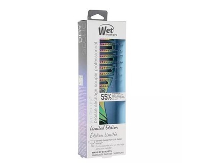 Wet Brush Pro Flex Dry - Iridescence Icon - Open Vented Design - Purple