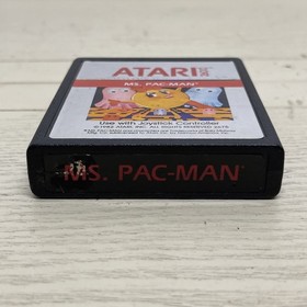 Vintage Atari 2600 Ms. Pac-Man Video Game Cartridge 1985