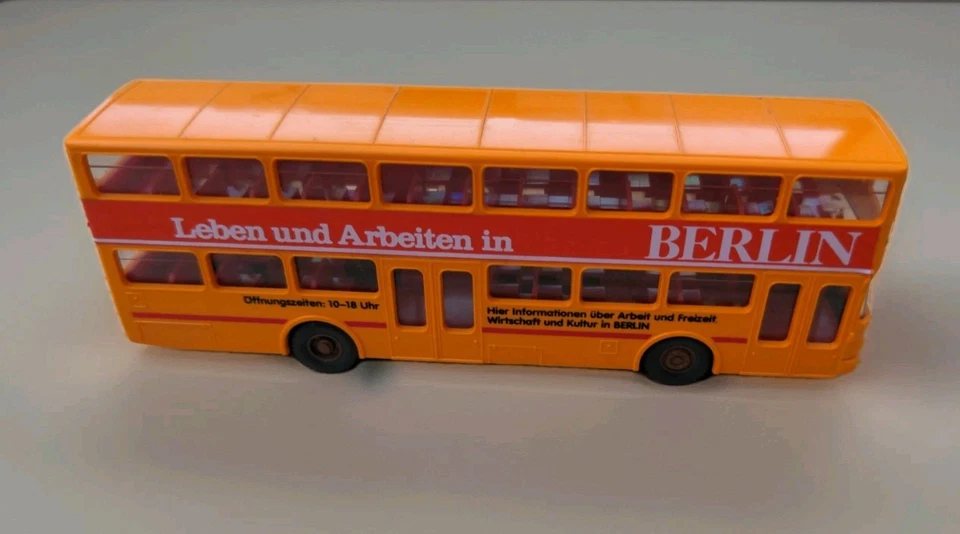 (YG-32) Wiking 24730 MAN SD 200 Doppeldecker Bus Berlin orange