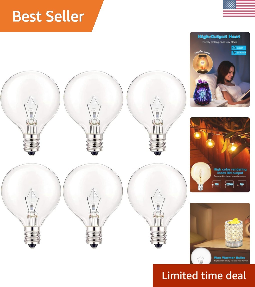 For Wax And Candle Warmers, E12 Base Lamp Bulbs For Mid-s...