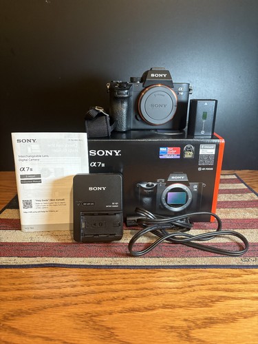 Sony a7 III Camera Body ILCE-7M3 Nonworking AS IS Parts Repair + Box Battery