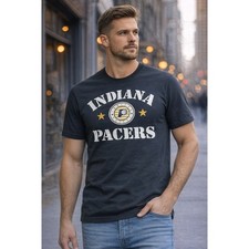 Indiana Pacers NBA Fanatics Men's Black T-Shirt Size Small New With Tags