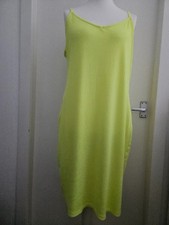 F&F Women Bodycon Sleeveless Yellow Womens Ladies Dress Size 20