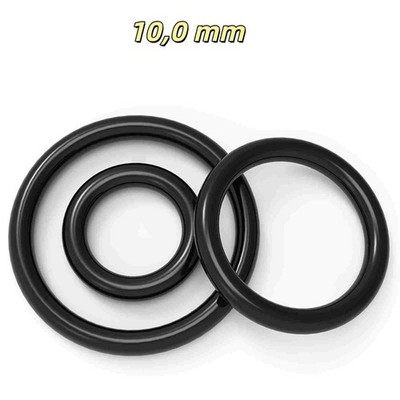 O-Ring Ø 80-350 mm Schnurstärke 10,0 mm DIN-3771 NBR 70 Dichtring Oring Nullring