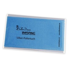 SilberDream Reinigungstuch 1 Stück blau Imppac 15x16cm Poliertuch ZAP137B1