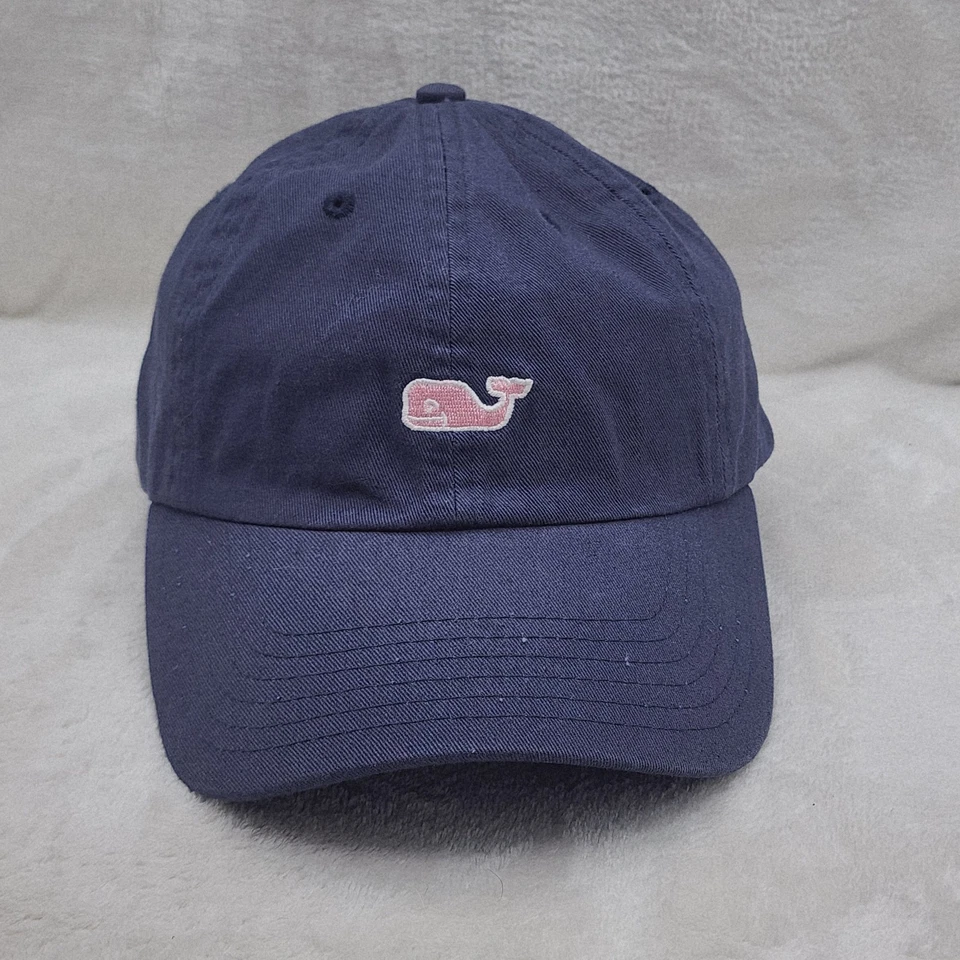 Chapéu Vineyard Vines alça traseira azul marinho bordado masculino pai chapéu - Imagem 2 de 4