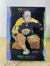 2023-24 UPPER DECK The Cup Exquisite Gerry Cheevers 27/99 #EB-GC