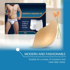 Men's Underpants Fake Butt Pad Male Hip Push up Cup Boys Boxer Briefs Padding