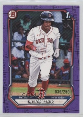 2026 Bowman Prospects Purple Pattern 39/250 Hector Ramos #BP-128 13c1