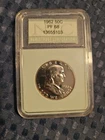 1962 Franklin Half Dollar Proof .50c NTC PF 68 90% Silver