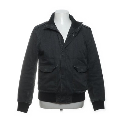 H&M, Bomberjacke, Herren, Größe: 46, Grau, Baumwolle/Elasthan/Polyester #A9L