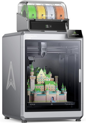 K2 plus Combo 3D Printer, Multicolor Printing with 16 Colors, 600Mm/S High-Speed