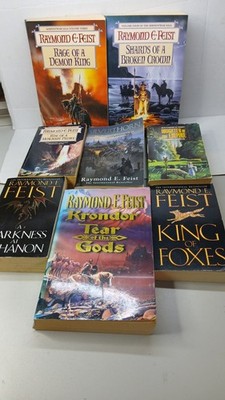 Raymond E. Feist 8x Paperback Book Bundle Serpentwar Riftwar Saga Silverthorn
