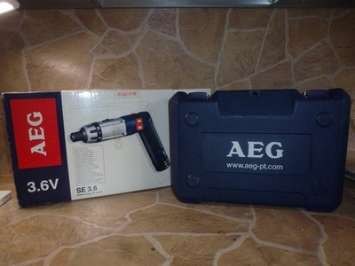 Original AEG Koffer für SE 3.6 - Akkuschrauber - NEU -