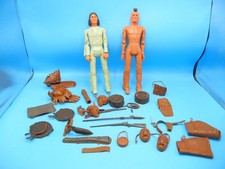 Vintage MARX Johnny West Toy Lot Fighting Eagle Geronimo Native Amer. Indian