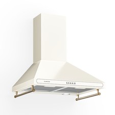 Dunstabzugshaube Ablufthaube 644,5m&sup3;/h 60cm Umluft Abluft Abzugshaube Herd Beige