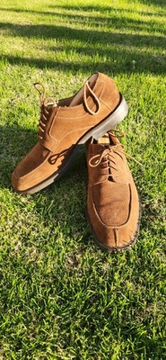 Bruno Magli Marcello Suede derby suede Dress Shoes Brown Mens 10.5  Italy