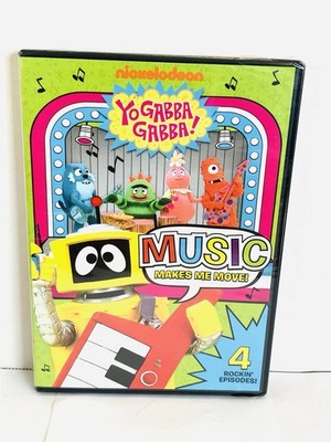Nickelodeon Yo Gabba Gabba Music Makes Me Move DVD Sealed New 2011