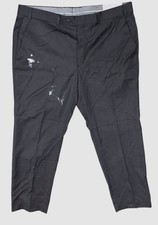 Michael Kors Men's Black Solid Wool Classic Fit Stretch Suit Pants Size 36W 30L