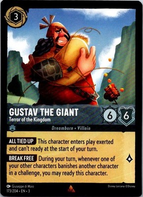 Gustav the Giant - Terror of the Kingdom - 173/204 - Into the Inklands - Lorcana