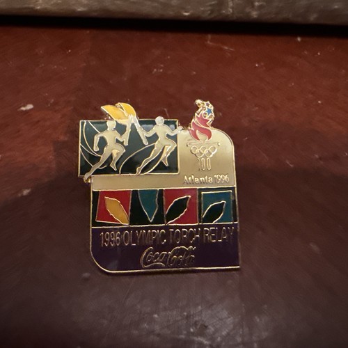Atlanta 1996 Coca-Cola Olympic Torch Relay Olympic Pin Vintage Collectable