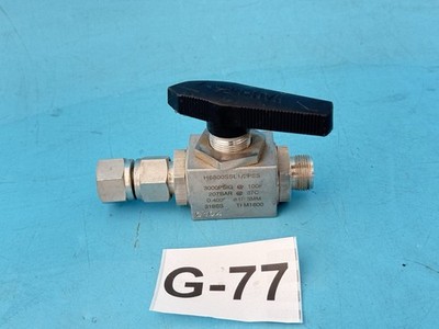 HAM-LET H6800SSL 1/2  Needle Valve 316SS 3000 PSI High Pressure Instrumentation
