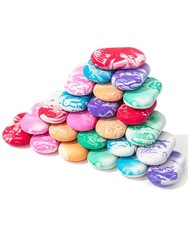 Mr. Pen- Erasers, 24 Pack, Vibrant Colors, Marble Pencil Colors