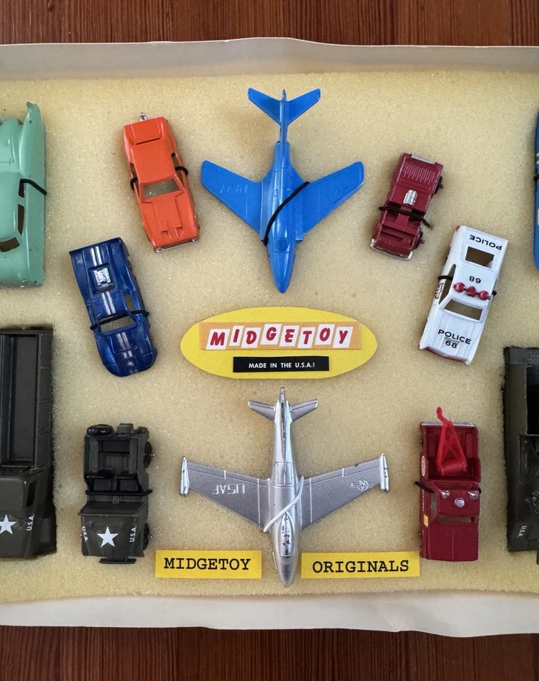 Midgetoy Coleccionable Serie 2 Conjunto Parcial Coches Diecast Aviones Vehículos Militares Foto 3 de 4