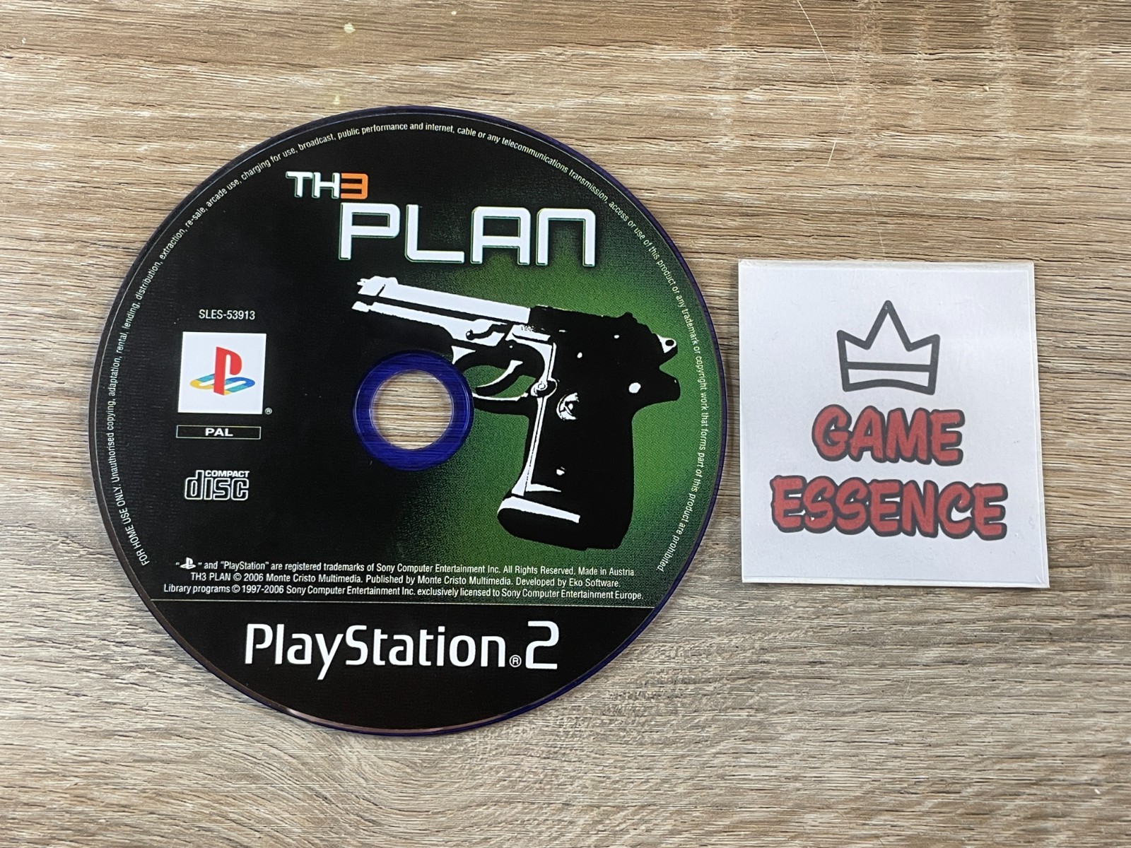 CD SEUL Th3 Plan PS2 PAL EUR Sony PlayStation 2 The