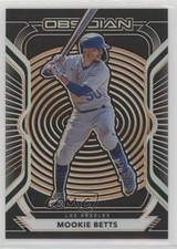 2021 Panini Chronicles Obsidian Electric Etch Orange 24/28 Mookie Betts #8 fs9